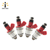 Set of 4 Brand New Fuel Injector JS21-1 16600-86G00 For 1990-1995 Nissan Pickup D21 2.4L